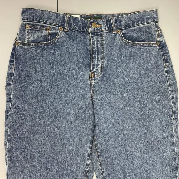Lauren Ralph Lauren Jeans Co Classic Bootcut Pocket Flap Western Blue Womens 10 - Picture 3 of 14
